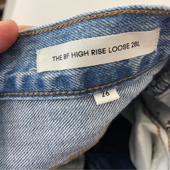 Denim Forum The Boyfriend High Rise Loose 28l Size 26 - Picture 5 of 9